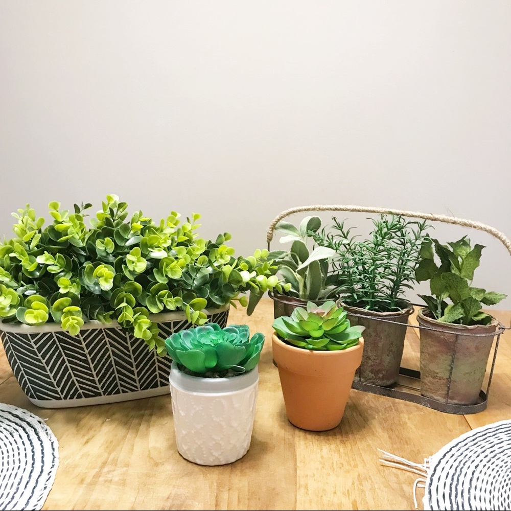 Farmhouse Faux Plant Decor